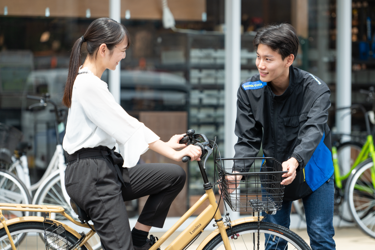 店内の自転車はすべて試乗OK！