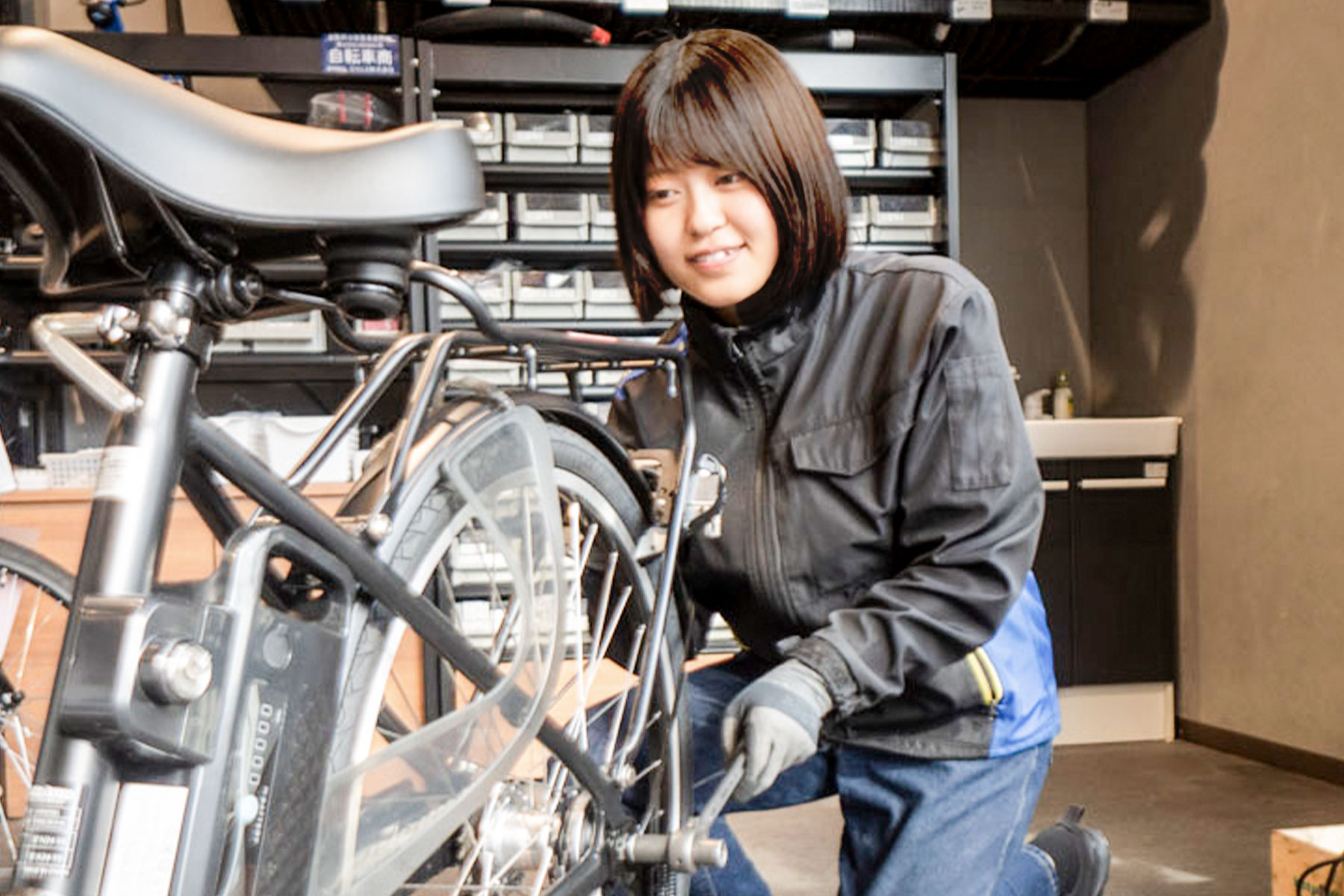 自転車修理